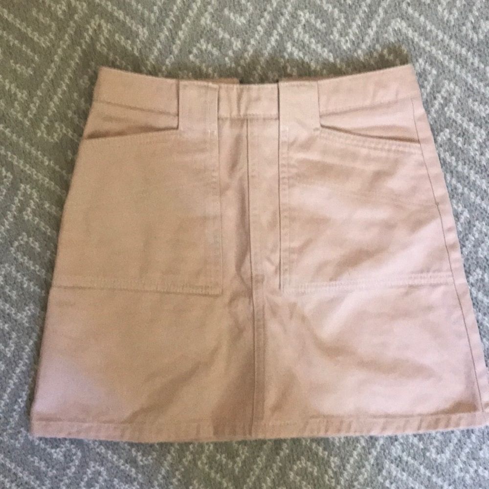 Pink/blush BDG Urban Outfitters Cargo/Jean skirt
